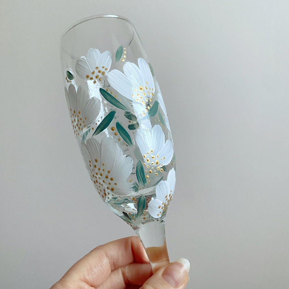 Verres peints à la main
