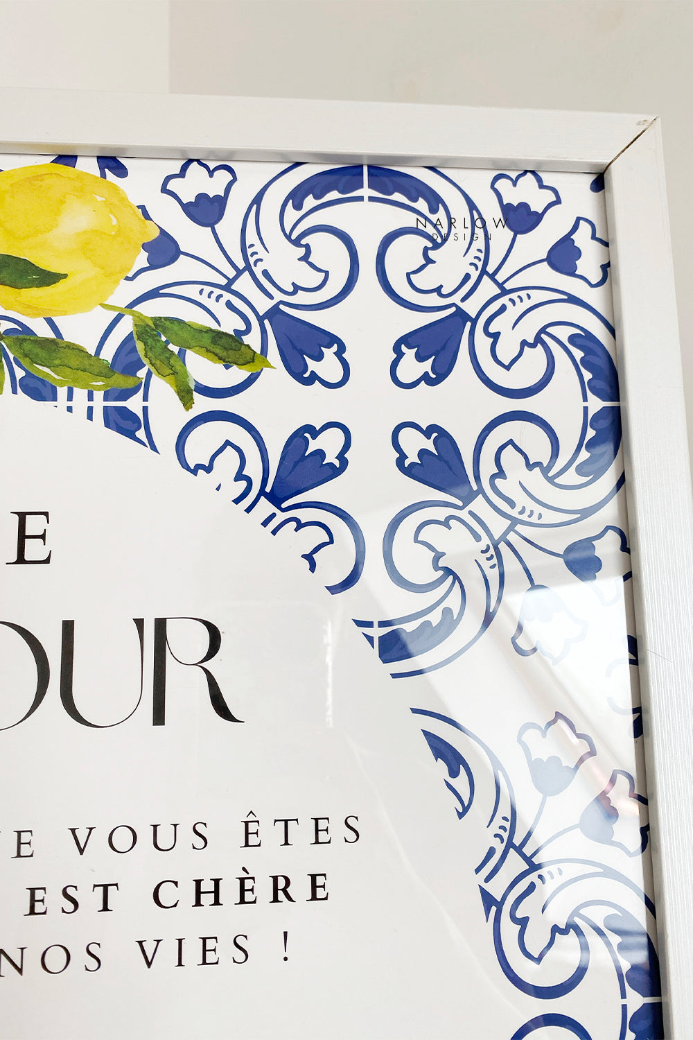 Affiche de Bienvenue pour Mariage - Dolce Vita