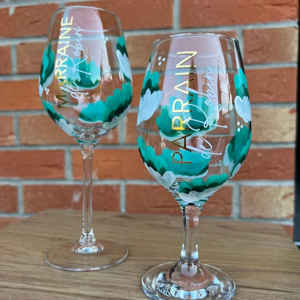 Verre peint à la main Narlow Design