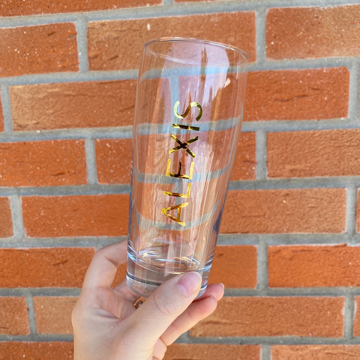 Verre à bière peint à la main – A personnaliser